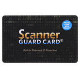 100 PCS Scanner Guard Card RFID Blocking Card, Built-in Patented ID Protection